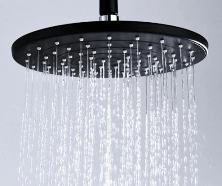 Верхний душ Wasserkraft A077 22,5 см , черный