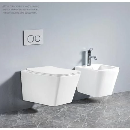 Унитазы Azario Унитаз подвесной безободковый Azario Boca AZ-2002 с крышкой микролифт