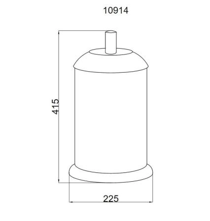 Ведро Boheme MURANO CRYSTAL_Комплект 10914-CRST-BR