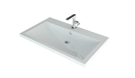 Раковина Madera Alice 750 литьевой мрамор