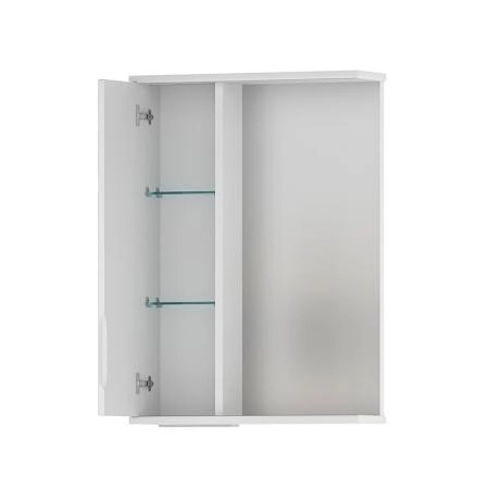 Зеркало-шкаф Volna Adel 50 левый белый глянец