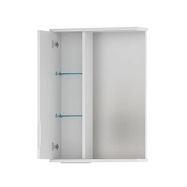 Зеркало-шкаф Volna Adel 50 левый белый глянец