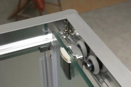 Душевой уголок BelBagno UNO 100x80 прозрачное стекло 5 мм профиль хром UNO-AH-1-100/80-C-Cr