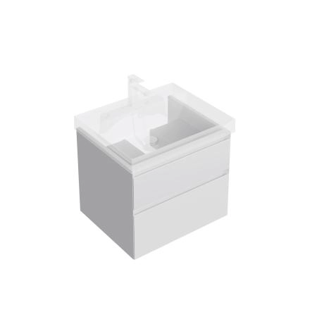 Тумба Kerama Marazzi CUBO КУБО CUB.60.2\WHT.M подвесная с ящиками 60, белая матовая