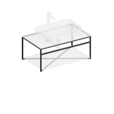Металлическая структура Kerama Marazzi PLAZA NEXT ПЛАЗА НЕКСТ PL.N.80.02\BLK.M подвесная 80, черная матовая