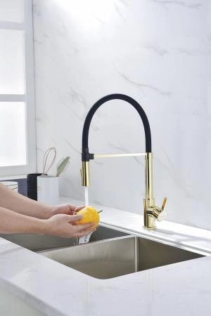 Смеситель для кухни Paulmark Halt золото Ha214021-G