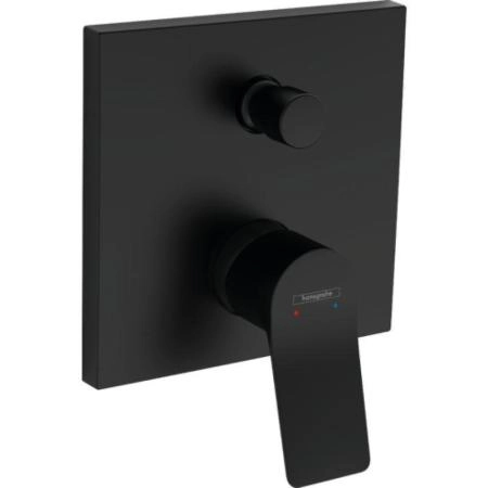 Смеситель Hansgrohe 75415670 Vivenis для 2х потребителей (внешняя монтажная часть) черный матовый