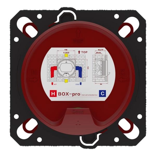 Встраиваемый смеситель Vincea для душа VSCV-321TCH двухфункциональный, термостатический, хром