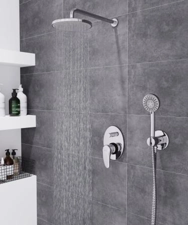 Душевая система скрытого монтажа ESKO Set_6in1 хром