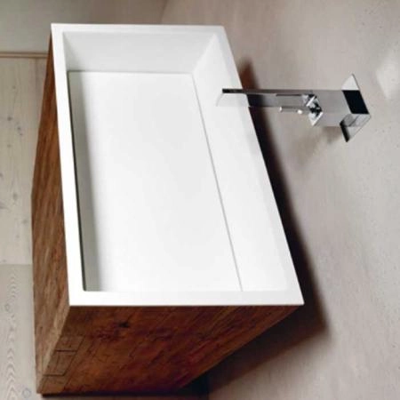 NOORTH milldue edition TOUCH Комплект мебели 64х40х88см, напольный, 3 ящика, слив в пол, раковина Milltek, цвет: Abete