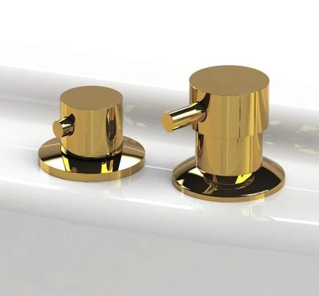 Смеситель на борт ванны Радомир Бриз-GOLD 1-27-3-0-0-607 золото