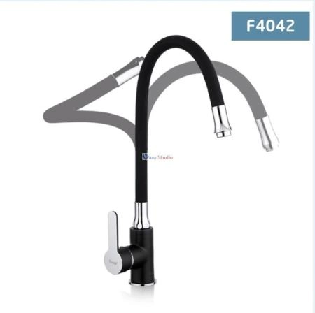 Смеситель для кухни Frap F4042 черный хром