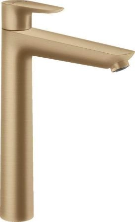 Hansgrohe 71716140 Talis E Смеситель для раковины 234 мм, со сливным гарнитуром, шлифованая бронза