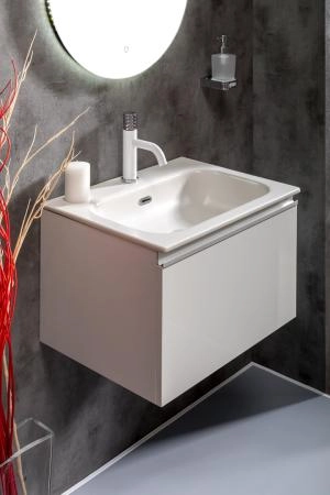 Раковина моноблок Boheme Vallessi 60 белая керамика 838-060-W