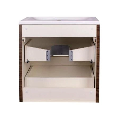 Тумба под раковину Style Line Elfante Атлантика 60 Люкс старое дерево, PLUS, подвесная