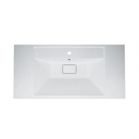 Раковина мебельная AM.PM Inspire 2.0 M50AWPX1001WG 100 см искусственный мрамор белый матовый