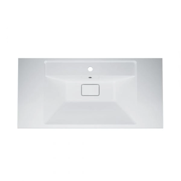 Раковина мебельная AM.PM Inspire 2.0 M50AWPX1001WG 100 см искусственный мрамор белый матовый