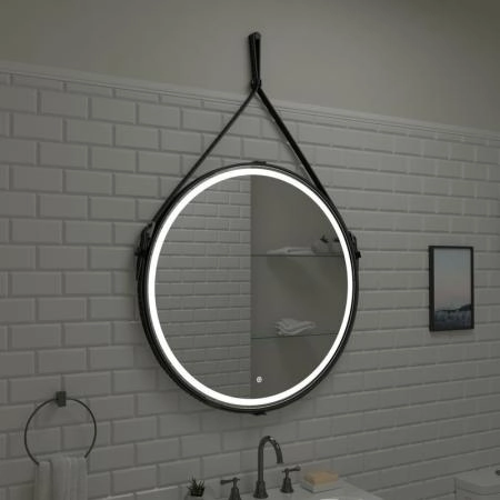 Зеркало Континент Milenium Black d800 ЗЛП1798 с подсветкой