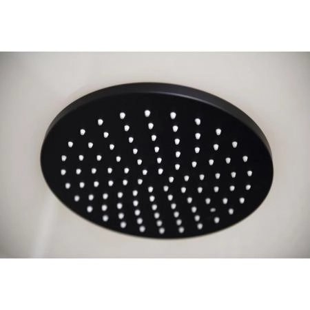 Душевая кабина Esbano 100x100 профиль Черный стекло прозрачное ESKBB100CKR