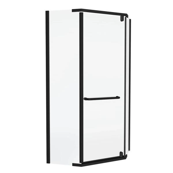 Душевой уголок KNOTLOR PENTA FCD090CG0BL 5-тиугольный 90х90х200, черный