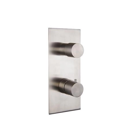 Fima Carlo Frattini Spillo Steel F3089X1INOX Смеситель для душа встроенный, термостатический, 1 запорный вентиль, внутренняя часть (F2461) в комплекте, цвет: INOX