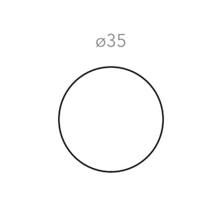 ADJ Круглый плейсмат, D35 см., цвет: небесный/эвкалипт