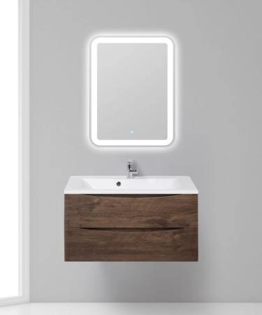 Тумба под раковину Belbagno MARINO Capucino Lucido подвесная 900x450x500 MARINO-900-2C-SO-CL-P