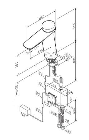 Смеситель для раковины AM.PM Inspire 2.0 F50A02400 хром