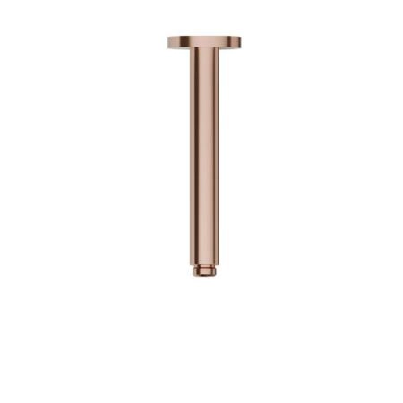 Newform Head Showers Душевой кронштейн 20см, потолочный, закругленный, цвет: PVD copper bronze
