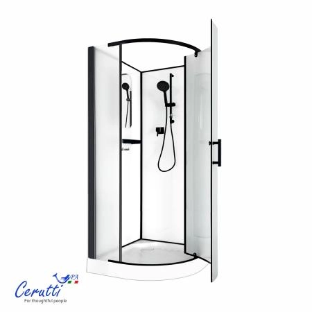 Душевая кабина СeruttiSPA КОРРА (KORRA) 90BF (90x90x205)