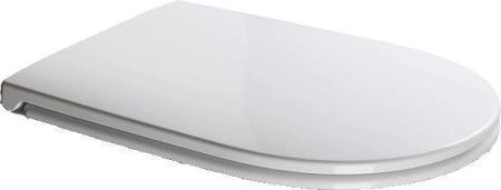 Сиденье для унитаза AXA DP AF8401 с механизмом плавного опускания, цвет белый