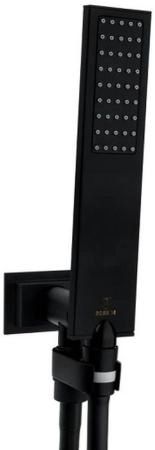 Душевая лейка Bossini Flat One B00270.073 черный матовый