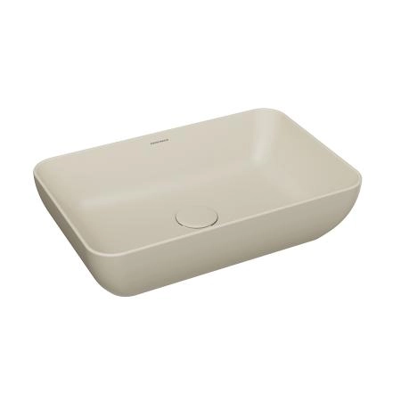 Раковина Kerama Marazzi PLAZA ПЛАЗА PLR.wb.55\SAN накладная 55, песочная матовая