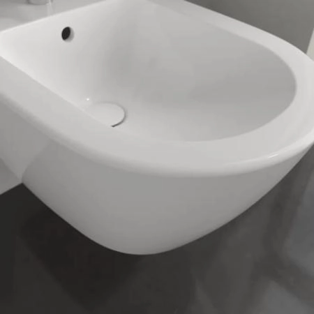 Villeroy&Boch Subway 2.0 Биде подвесное 37.5х56.5х28см., 1 отв., цвет: альпийский белый