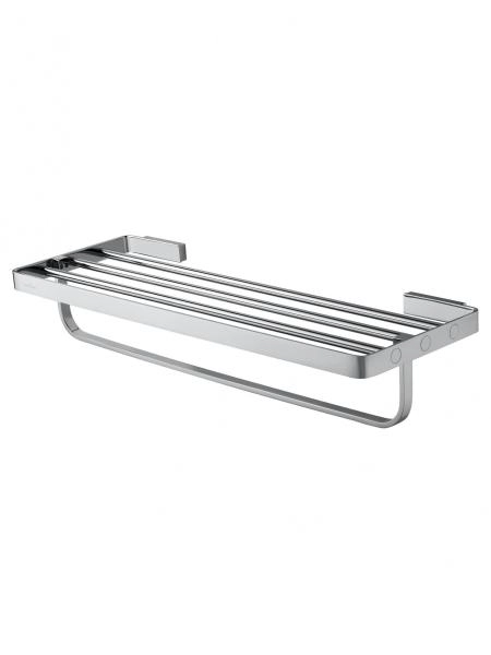Полотенцедержатель с полкой WONZON & WOGHAND LOTTE, Хром (WW-8381A)
