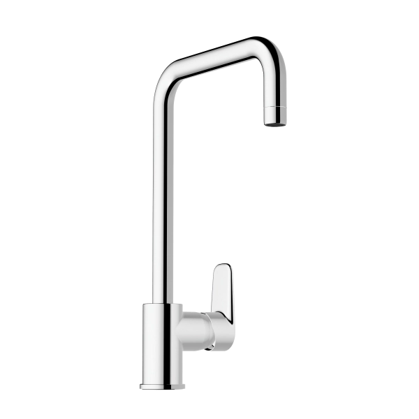 Смеситель VitrA Flow Soft  A43426EXP с поворотным изливом однорычажный хром латунь