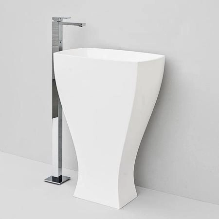Artceram JAZZ Livingtec Раковина напольная с сифоном, 60х48х85см, цвет: белый глянцевый