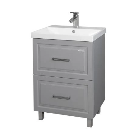 Тумба с раковиной Comforty Бросно-60Н2 00-00021588CFнапольная альпийский иней с раковиной CF19696BX-60