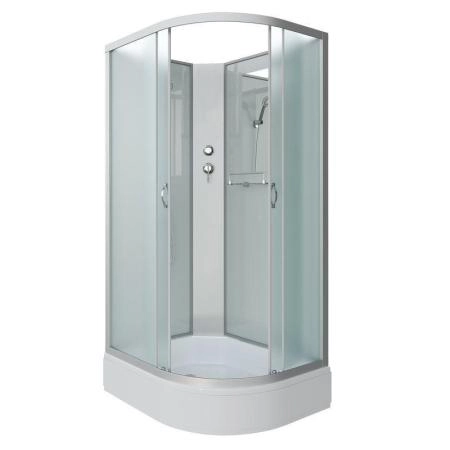 Душевая кабина Niagara NG-33184-14LBK 1100х800х2000 средний поддон  26см стекло матовое