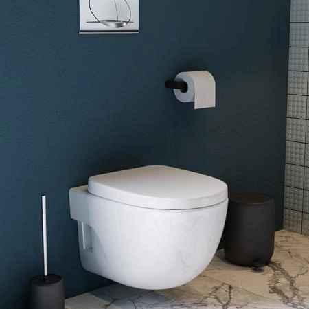 Roca Meridian Унитаз подвесной 36.5x48x34см., с инсталляционной системой, сиденье с крышкой, с клавишей смыва, цвет: белый