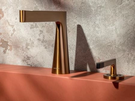 Смеситель Boheme Duo для раковины, 2х-позиционный COPPER BRUSHED 161-CB