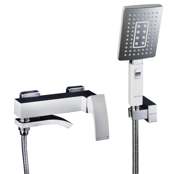 Смеситель GAPPO G3207-8 для ванны, белый