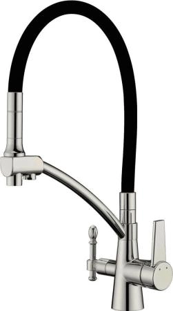 Смеситель для кухни ZORG Sanitary (ZR 338-6 YF SATIN) хром