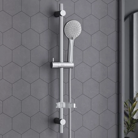 Душевой комплект RedBlu by Damixa Palace One 914100000 хром, серый