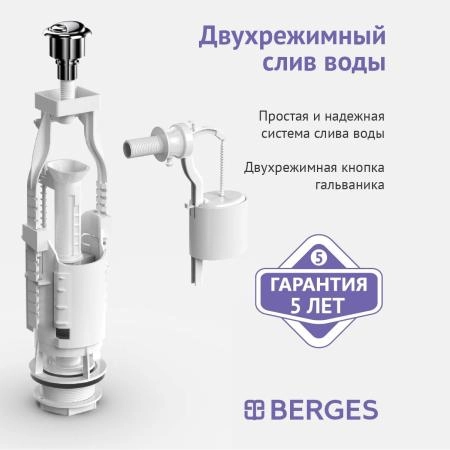 Комплект арматуры BERGES Eko 22 арт. 30622