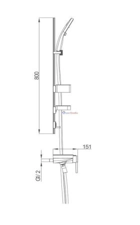 Смеситель Gappo G3296-20 белый для ванны