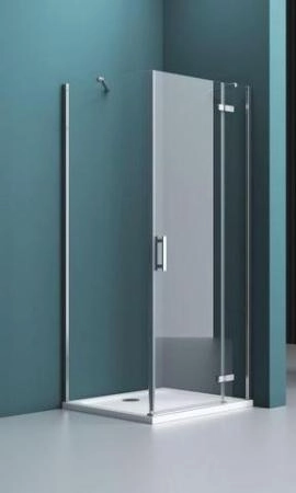 Душевой уголок BelBagno KRAFT 90x90 прозрачное стекло 6 мм профиль хром KRAFT-A-12-90-C-Cr-R