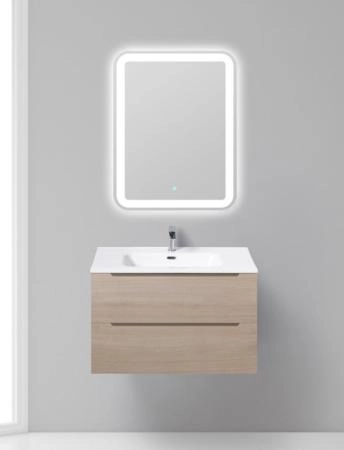 Тумба под раковину BelBagno ETNA-800-2C-SO-RW-P Rovere Moro 80 см подвесная