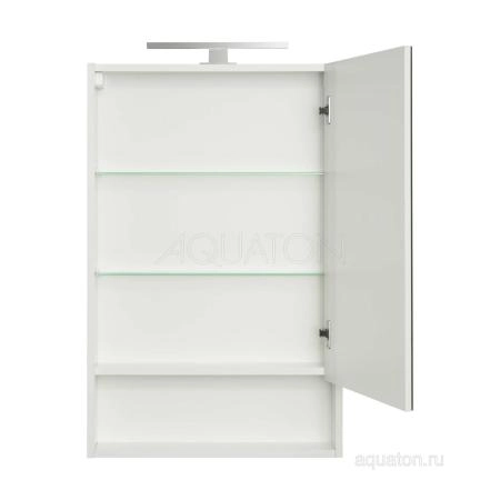 Зеркальный шкаф AQUATON Сканди 55 белый 1A252102SD010