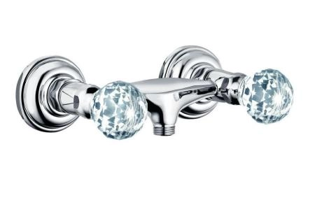 Смеситель Kludi Adlon 5161005G5 для душа, ручки хрусталь, цвет хром